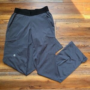 Healing Hands Scrub Pants in Dark Gray